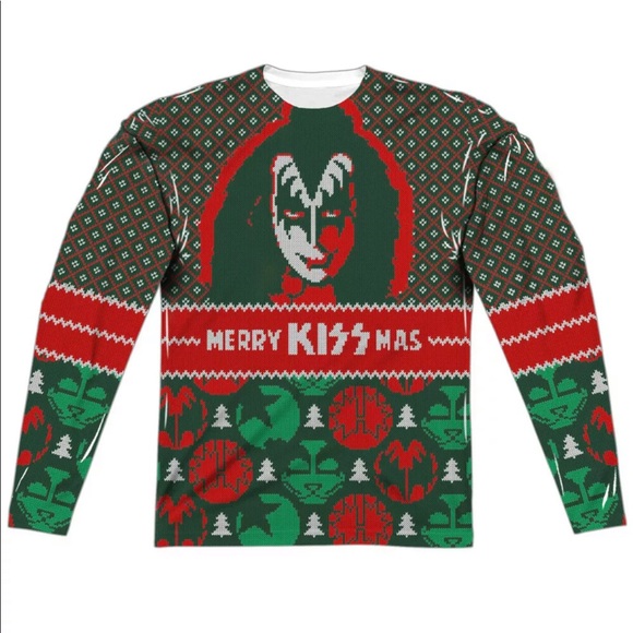 Other - Kiss Kissmas Allover Print Sublimation Shirt